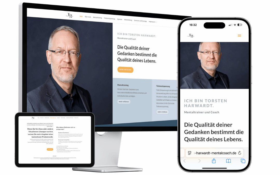 Webdesign und SEO für Torsten Harwardt Coach