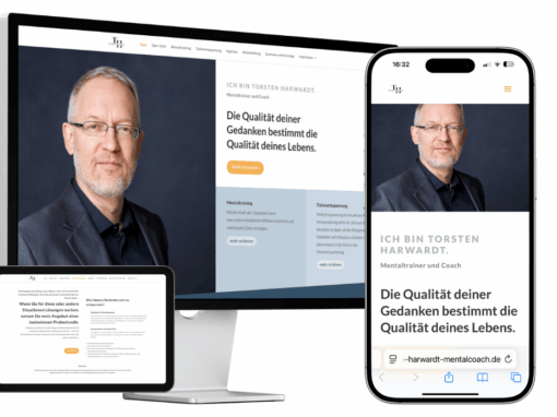 Webdesign und SEO für Torsten Harwardt Coach