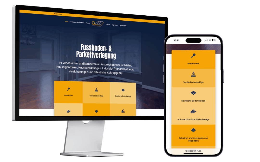 Webdesign & SEO für Fussboden-und Parkettverlegung Maleiß