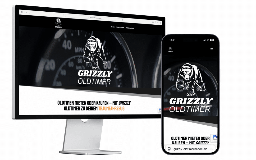Webdesign & SEO für Grizzly Oldtimerhandel