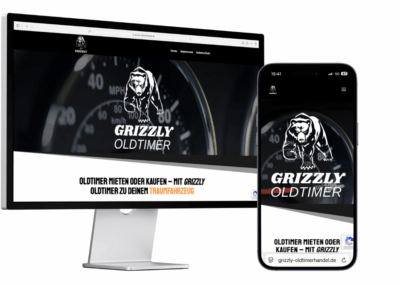 Webdesign & SEO für Grizzly Oldtimerhandel