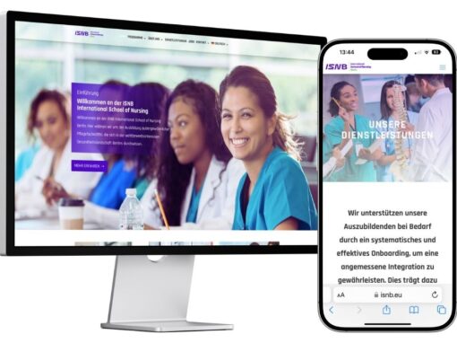 Webdesign & SEO für die International School of nursing Berlin