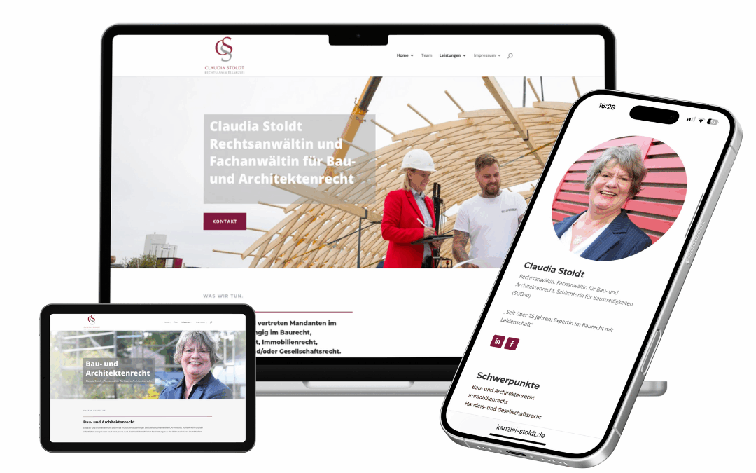 Webdesign und SEO für Kanzlei Stoldt