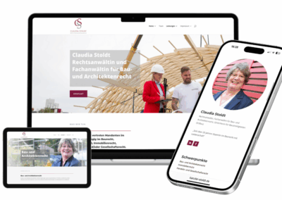 Webdesign und SEO für Kanzlei Stoldt