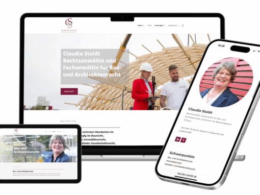 Webdesign und SEO für Kanzlei Stoldt