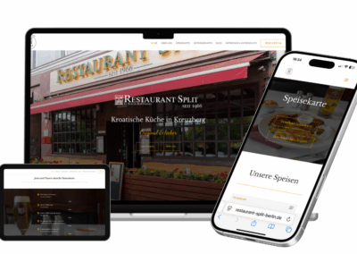 Webdesign und SEO für Restaurant Split