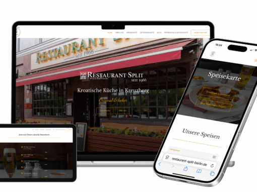 Webdesign und SEO für Restaurant Split