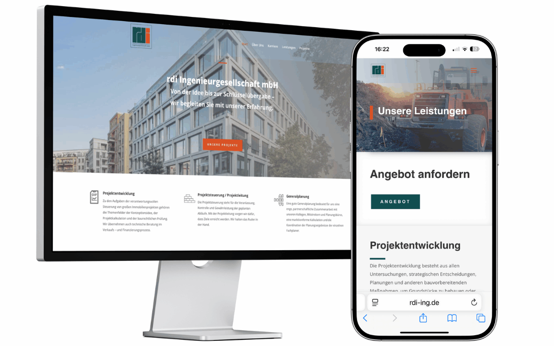 Ganzheitliches Marketing für rdi – Ingenieurgesellschaft