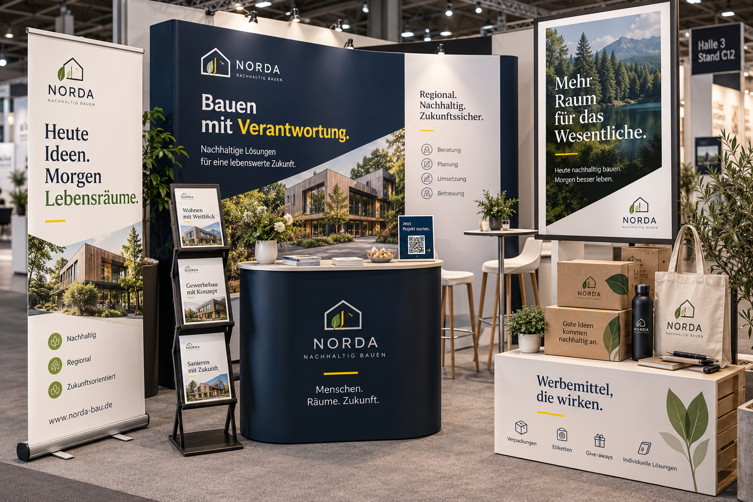 Beispiel für einen professionellen Messe- und Eventauftritt